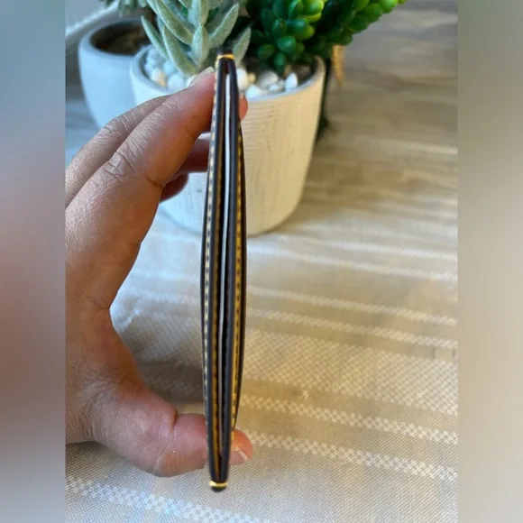 Kate Spade Mustard Yellow Card Holder - Picture 5 of 7